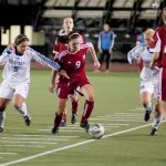 The Martlet midfield led the way. (Simon Poitrimolt / McGill Tribune)