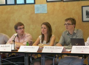 Redel described GA reforms at Council. (Anna Katycheva / McGill Tribune)