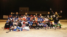 Matthew Robins (Top Left) at his last practice in Subotica, Serbia.