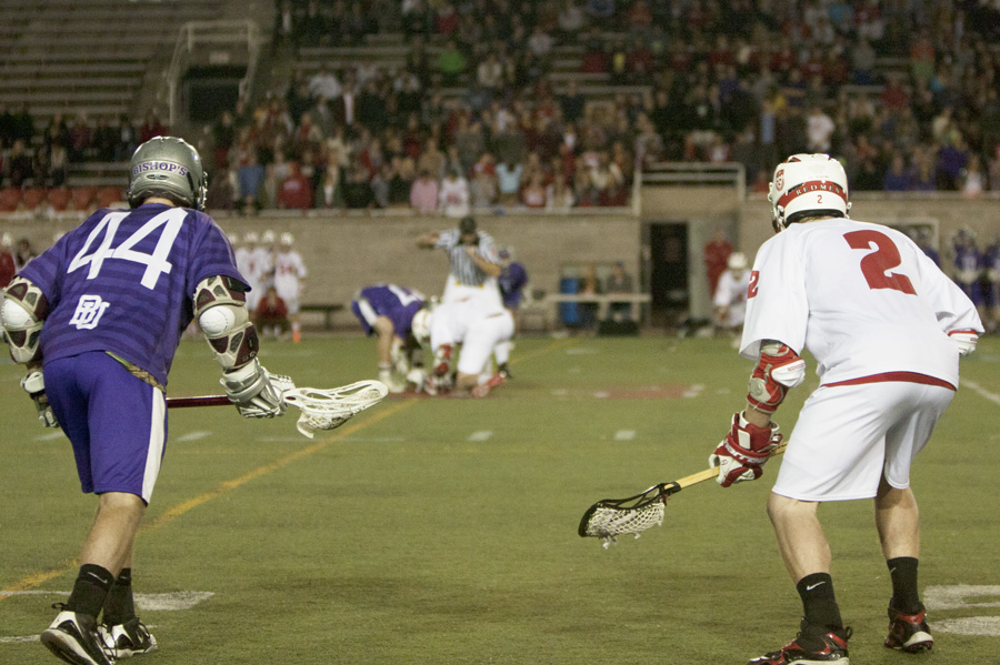 McGill and Bishop’s faced off for first in CUFLA East. (Mike King / McGill Tribune)