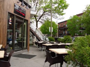 The cozy exterior of Montreal’s ultimate Greek cuisine destination. (terrasselafayette.com)