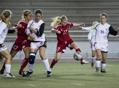 Kristina Pearkes scored a goal and added two assists during the Martlet victory. (Luke Orlando / McGill Tribune)