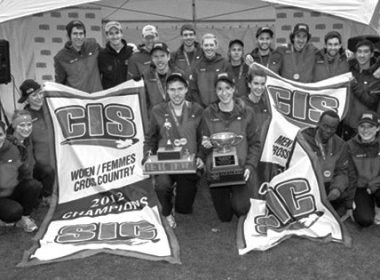 Guelph’s men and women teams claim their seventh and eighth straight CIS championship, respectively. (Geoff Robins)