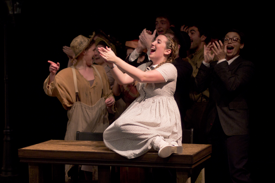 An exuberant crowd in the town of Hillsboro. (Luke Orlando / McGill Tribune)