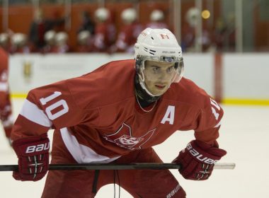 Marc-Olivier Vachon led McGill with three points in the victory. (Luke Orlando / McGill Tribune)