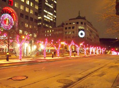 McGill College Ave. at Christmas (Melanie Simon / McGill Tribune)