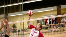 Vincente Burchard-Levine goes on the attack. (Alexandra Allaire / McGill Tribune)