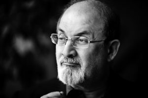 Salman Rushdie, a man on the run. (www.thesamueljohnsonprize.co.uk)
