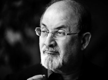 Salman Rushdie, a man on the run. (www.thesamueljohnsonprize.co.uk)