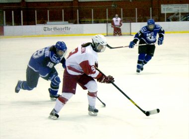 The Carabins shut down Darragh Hamilton and the rest of the Martlet attack. (Remi Lu / McGill Tribune)