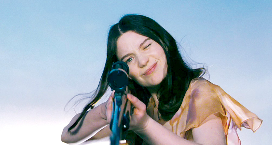 Stoker dazzles with a “heady mixture of lust and bloodlust.” Here, Mia Wasikowska as India Stoker. (www.iri.ie)