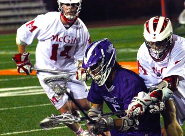 mcgill redmen lacrosse game against bishop's