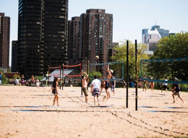 parc jeanne mance milton parc volleyball