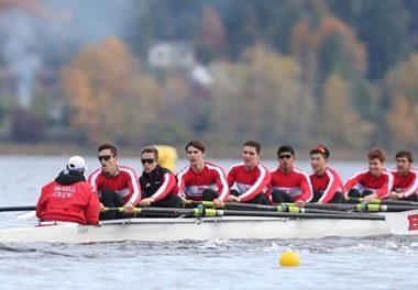 rowers rowing in boats