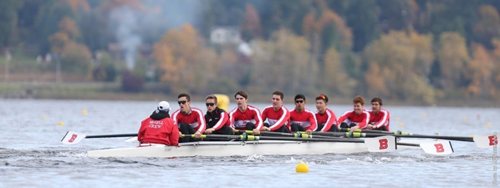 rowers rowing in boats