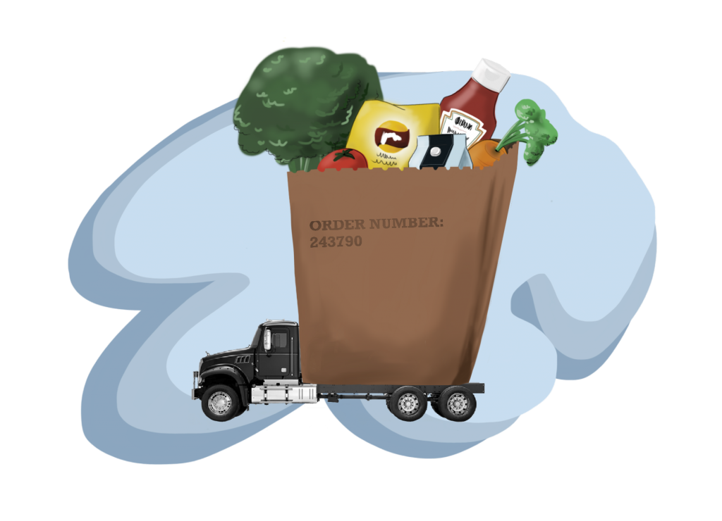 Grocery delivery services help communities stay socially distanced