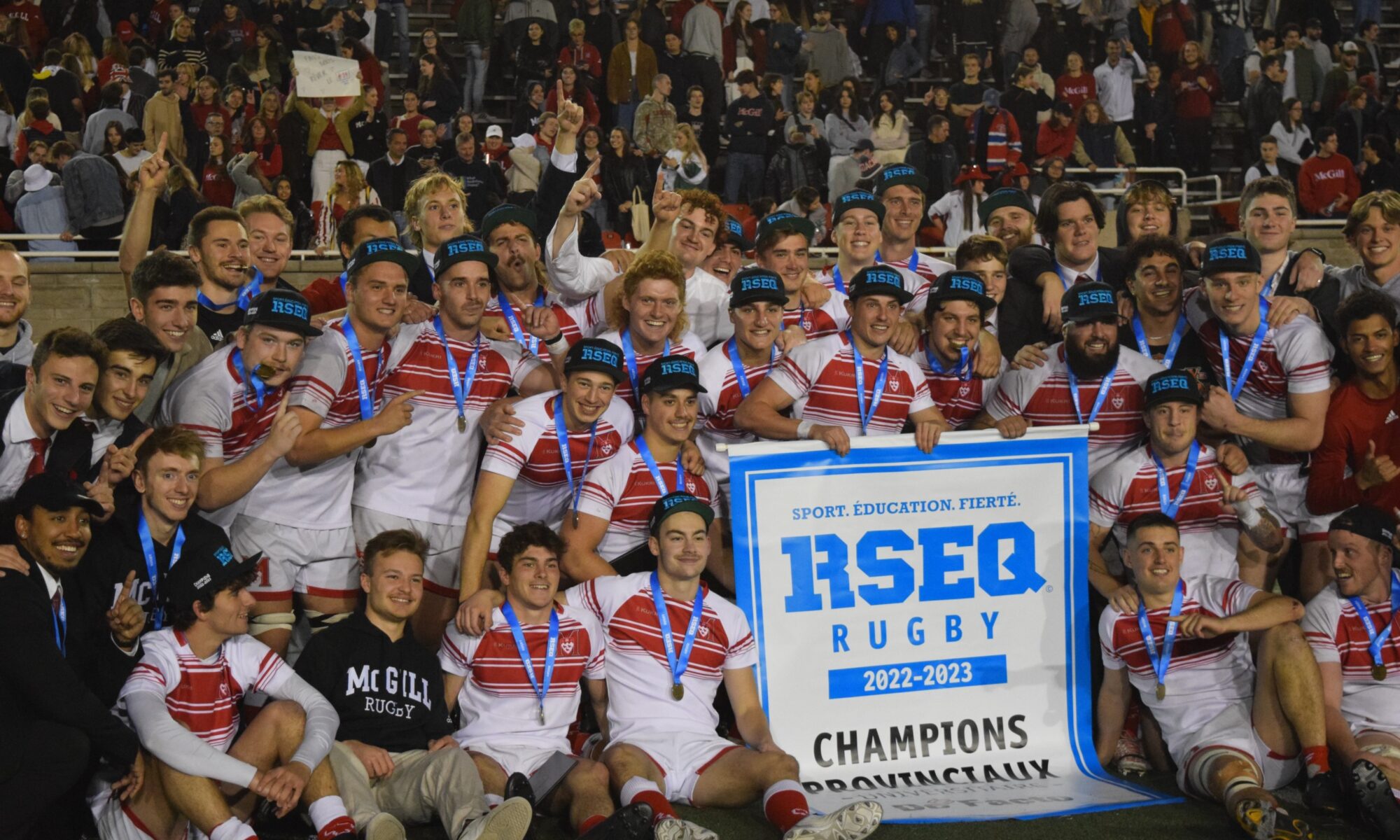 We are the champions, my friend: Men’s rugby captures first RSEQ title ...