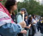 SPHR hosts vigil for Gaza at Y-intersection